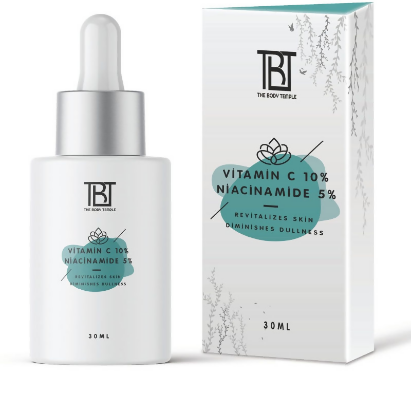 The Body Temple Vitamin C 10% + Niacinamide 5% Face Serum