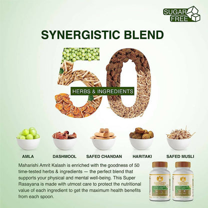 maharishi ayurveda amrit kalash dual pack with sugar free tablets