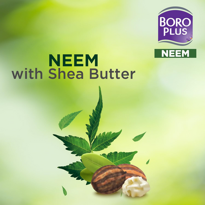BoroPlus Antiseptic And Moisturising Bathing Neem Soap With Neem, Tea Tree, Aloe Vera & Shea Butter