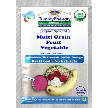 TummyFriendly Foods Certified Stage3 Porridge Mixes Trial Packs - Ragi, MultiGrain, Oats, Sathu Maavu for 8 Months Old Baby - Drmedicart