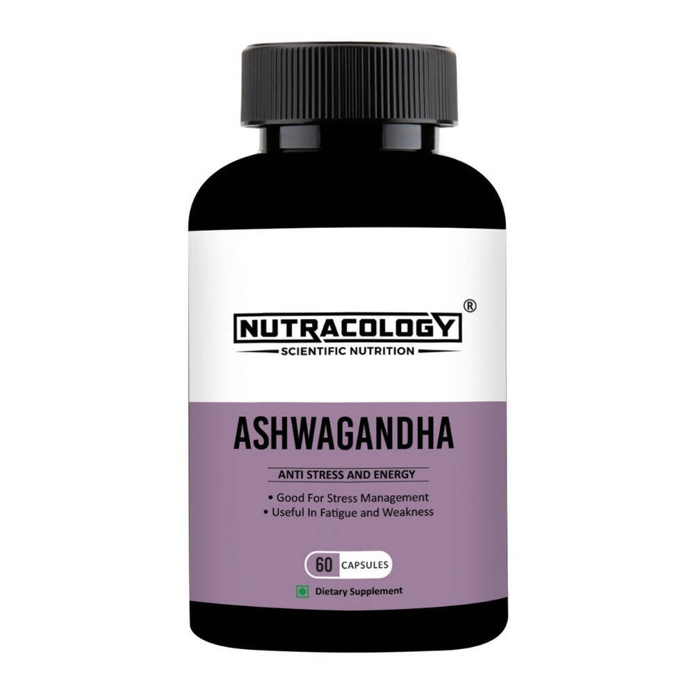 Nutracology Ashwagandha Tablets For Stamina Energy and Strength