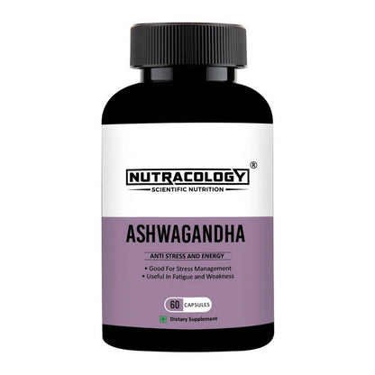 Nutracology Ashwagandha Tablets For Stamina Energy and Strength