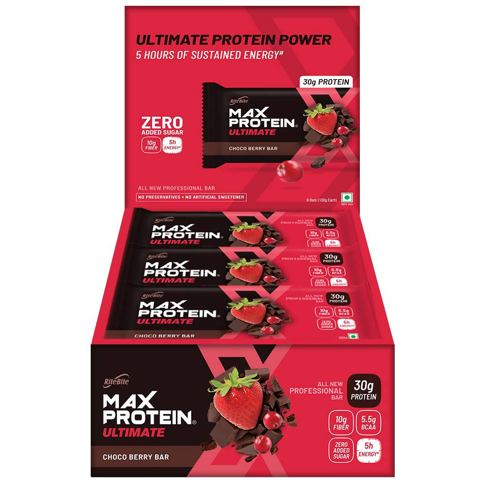 RiteBite Max Protein Ultimate Choco Berry Bar