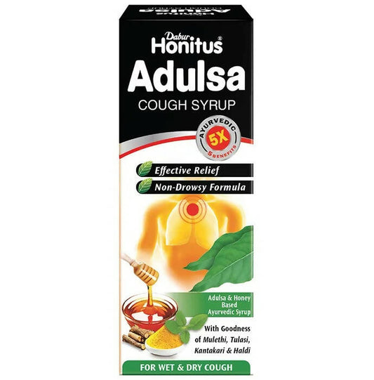 Buy Dabur Honitus Adulsa Cough Syrup from DrMediCart, Ship from India to USA