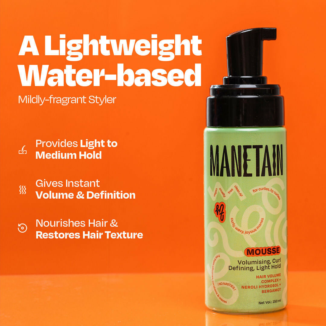 Manetain Hair Mousse for Dry and Frizzy Hair