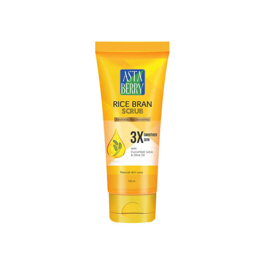 Buy Astaberry Rice Bran Scrub with Cucumber Juice & Olive Oil from DrMediCart, Ship from India to USA