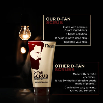 Qraa Men De-Tan Scrub for Men