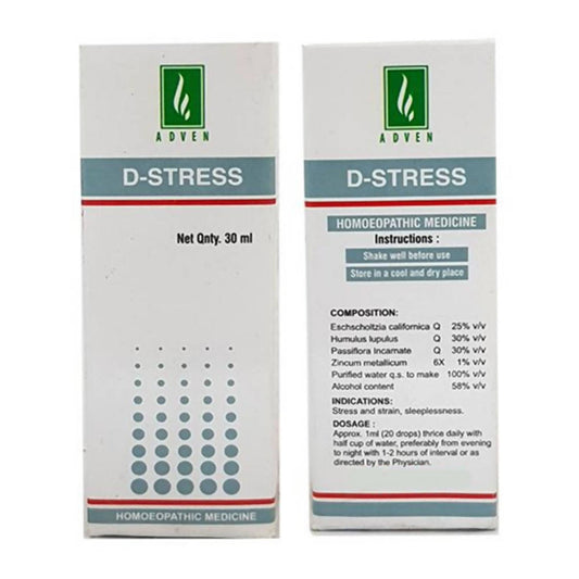 Buy Adven Homeopathy D-calm  Drops from DrMediCart, Ship from India to USA