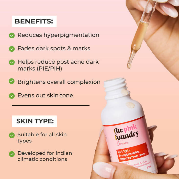 The Pink Foundry Dark Spot & Hyperpigmentation Correcting Power Serum