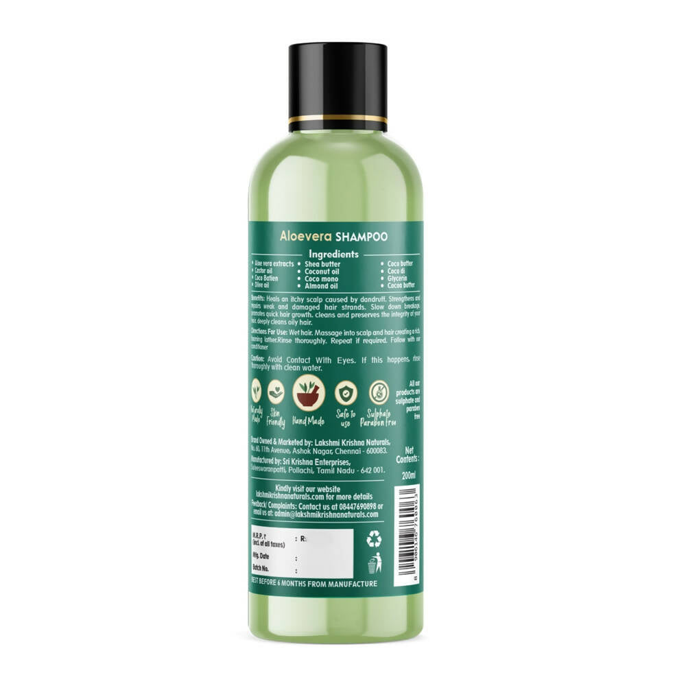 Lakshmi Krishna Naturals Aloevera Shampoo - DrMediCart