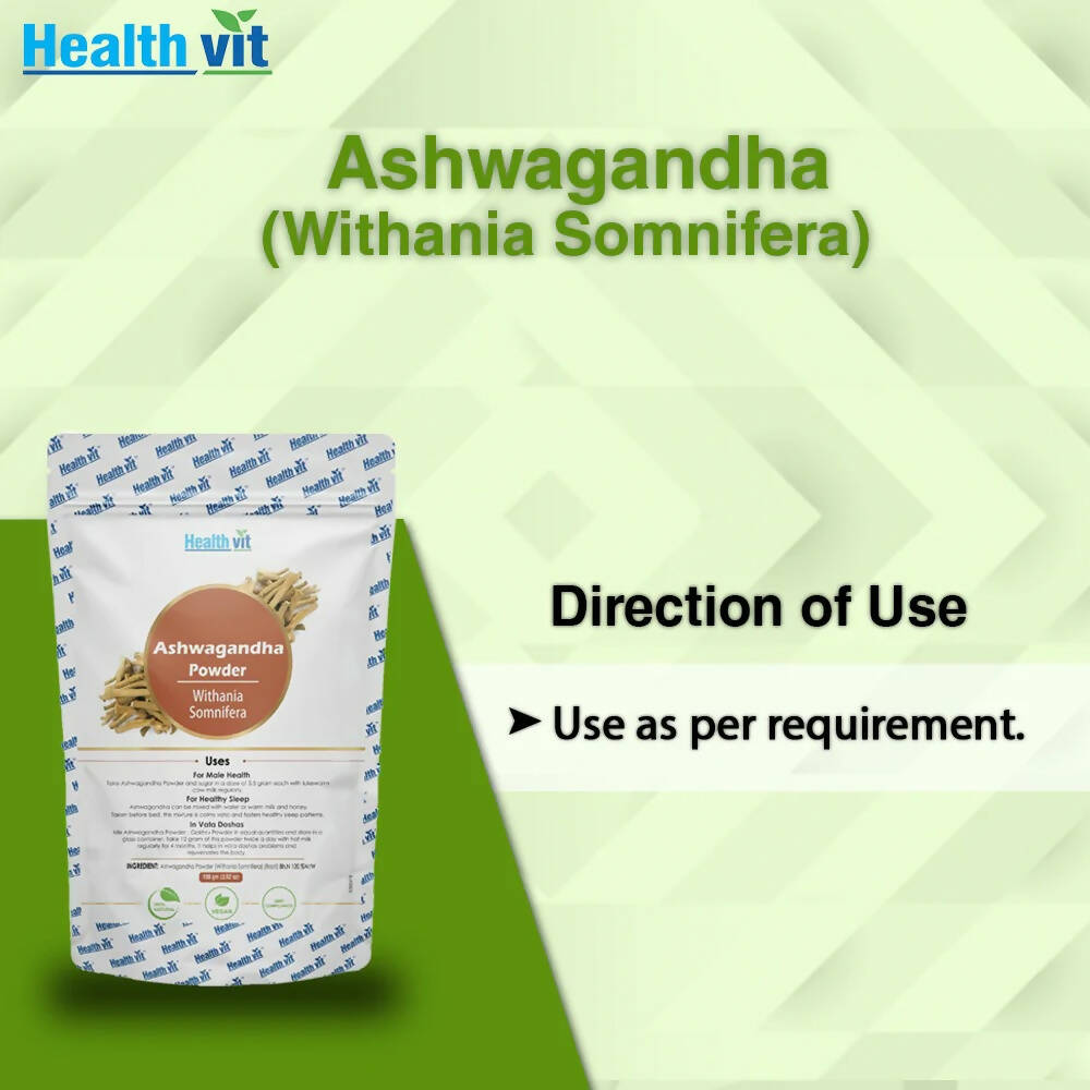 Healthvit Natural Ashwagandha Powder
