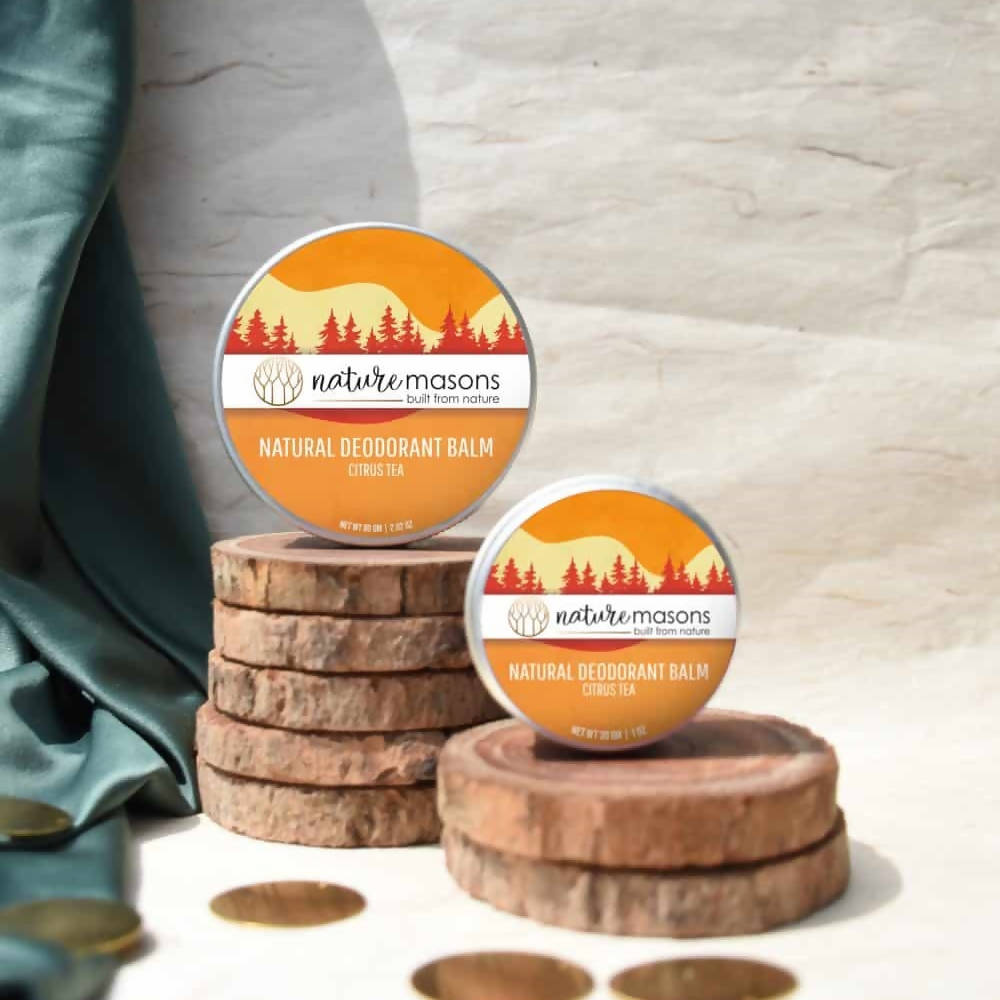 Nature Masons Citrus Tea Natural Deodorant Balm