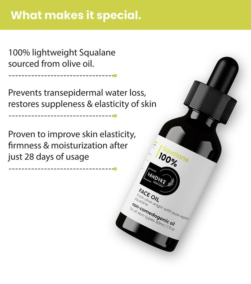 Vandyke Squalane 100% Face Oil