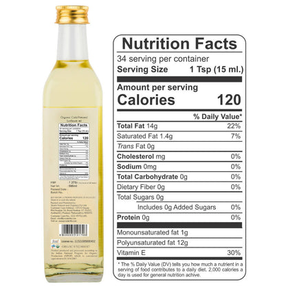 Praakritik Organic Cold Pressed Sunflower Oil