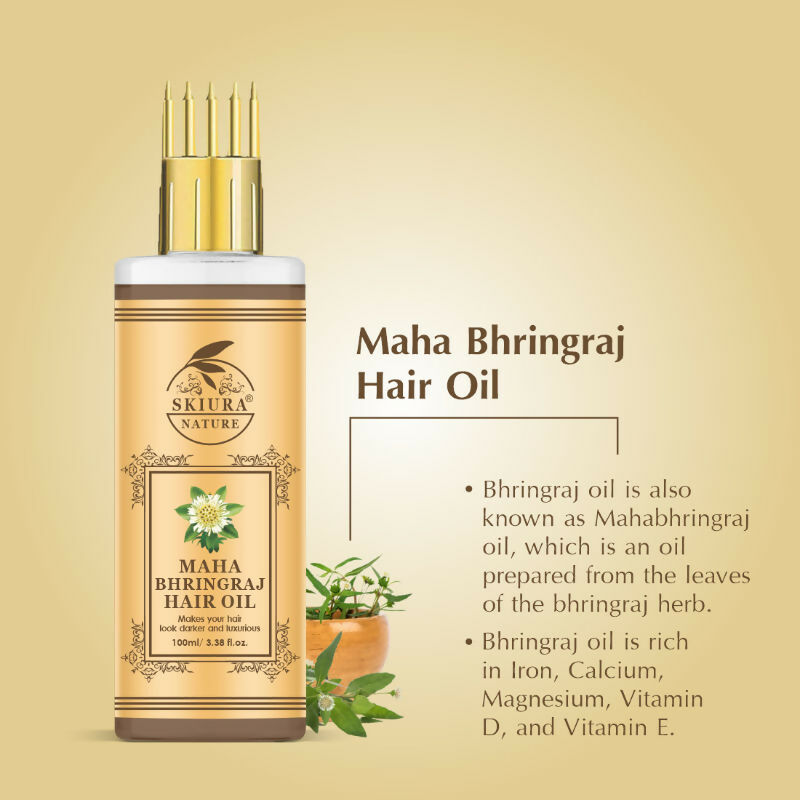 Skiura Nature Maha Bhringraj Hair Oil
