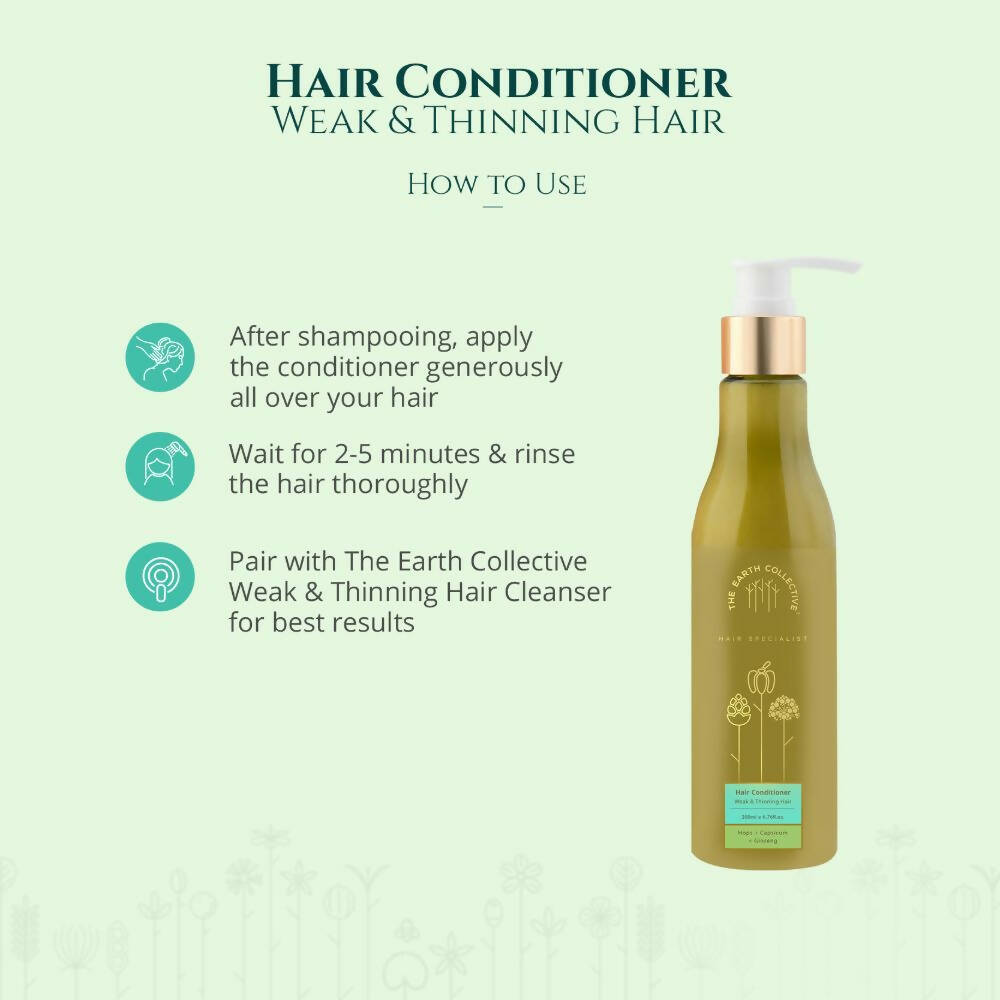 The Earth Collective Hair Conditioner - Weak & Thinning Hair - Drmedicart