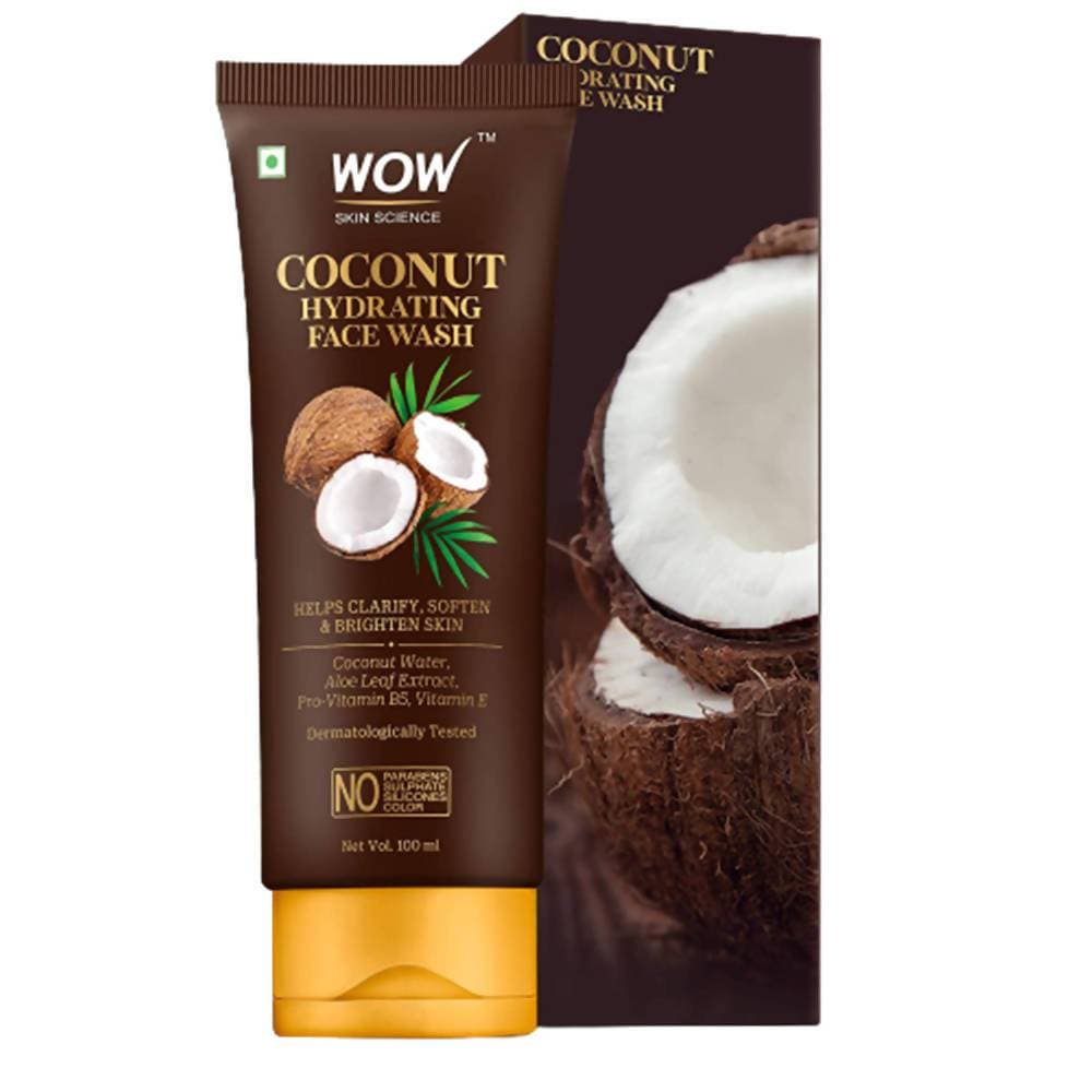 Wow Skin Science Coconut Hydrating Face Wash - Drmedicart