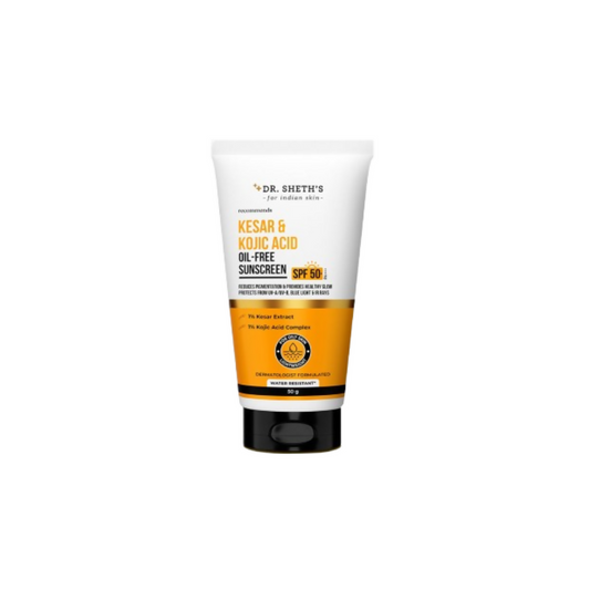 Dr. Sheth's Kesar & Kojic Acid Oil Free Sunscreen SPF 50+ PA++++