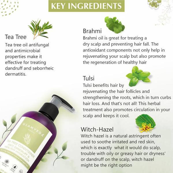 Glamveda Anti Dandruff & Healthy Hydration Tea Tree Conditioner