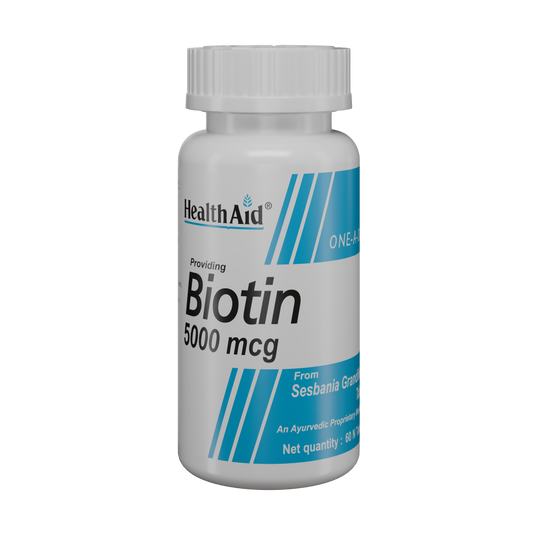 HealthAid Biotin 5000 mcg Tablets