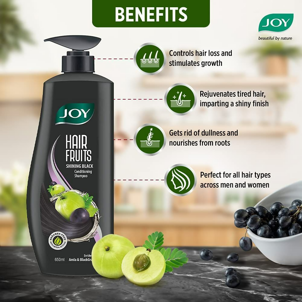 Joy Shining Black Amla Conditioning Shampoo