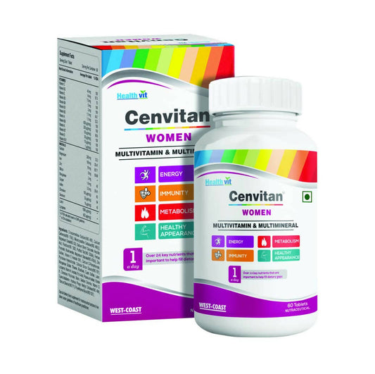 Buy Healthvit Cenvitan Multivitamin Tablets for Women from DrMediCart, Ship from India to USA