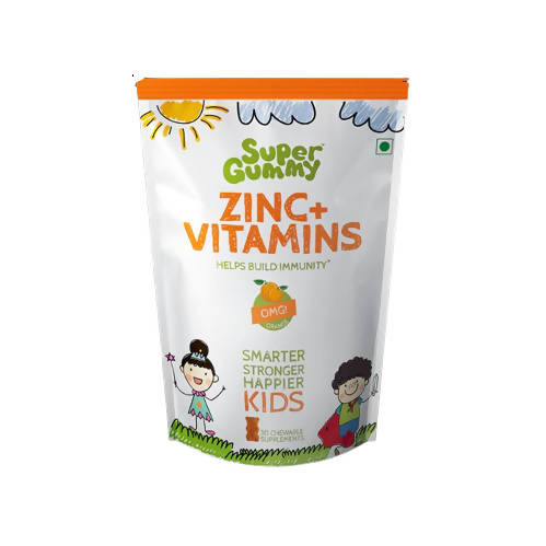 Buy Super Gummy Zinc + Vitamins Gummies for Kids (Orange Flavor) from DrMediCart, Ship from India to USA