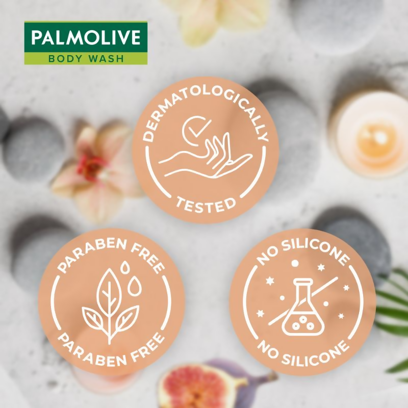 Palmolive White Orchid & Fig Oil Luminous Oils Rejuvenating, Nourishing Body Wash