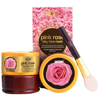 Wow Skin Science Pink Rose Clay Face Mask - Drmedicart