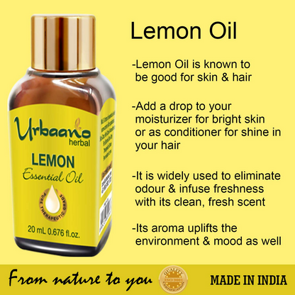 Urbaano Herbal Lemon Essential Oil