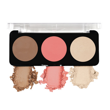 Buy Swiss Beauty Cheek-A-Boo 3 In 1 Blusher Contour & Highlighter - 2 from DrMediCart, Ship from India to USA