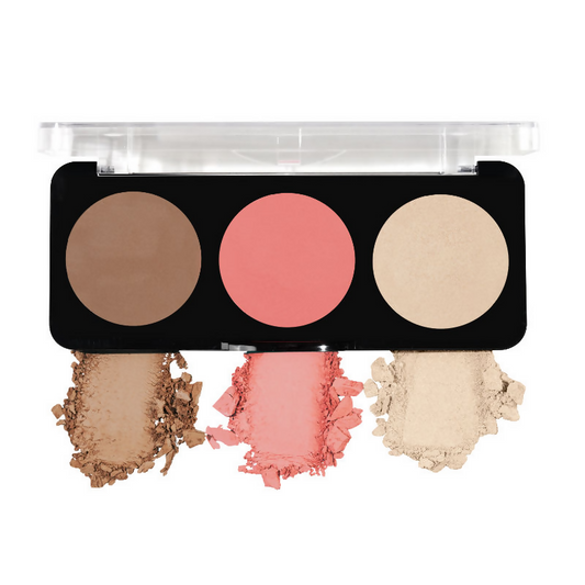 Buy Swiss Beauty Cheek-A-Boo 3 In 1 Blusher Contour & Highlighter - 2 from DrMediCart, Ship from India to USA