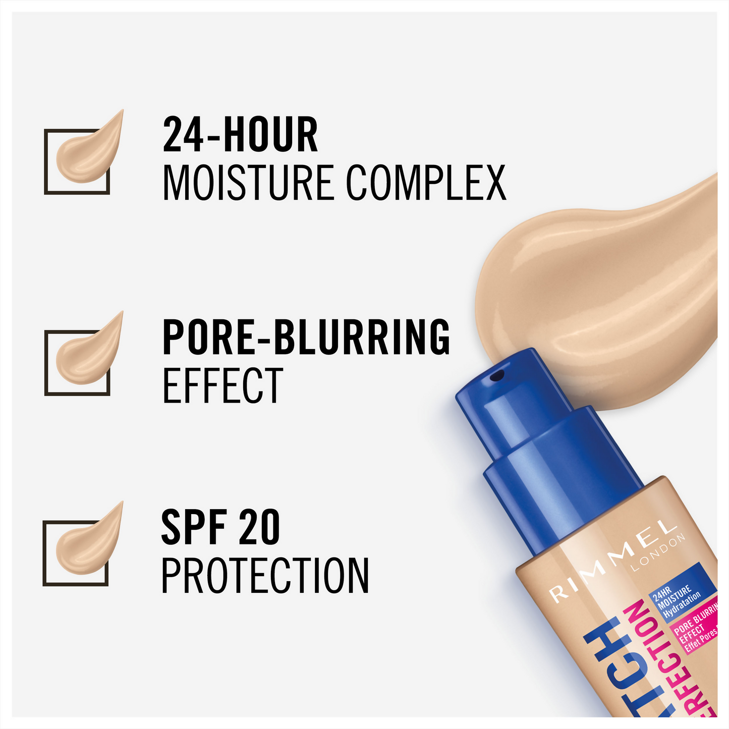 Rimmel London Match Perfection Foundation - Ivory