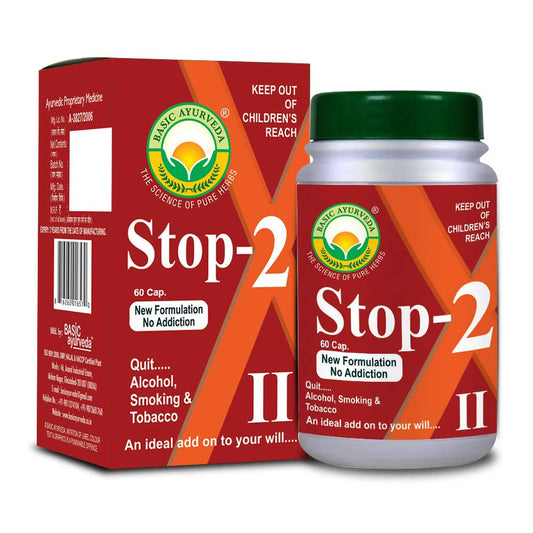 Buy Basic Ayurveda Stop-2 Capsules from DrMediCart, Ship from India to USA