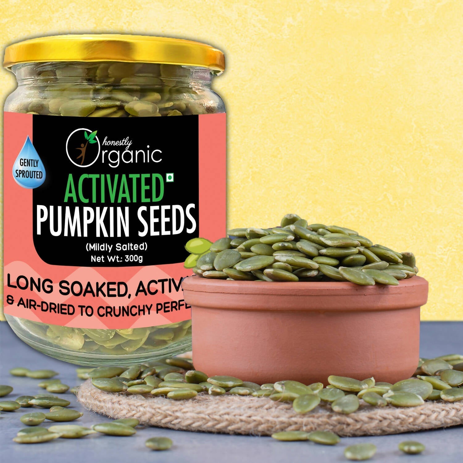 D-Alive Honestly Organic Activated Pumpkin Seeds - Drmedicart