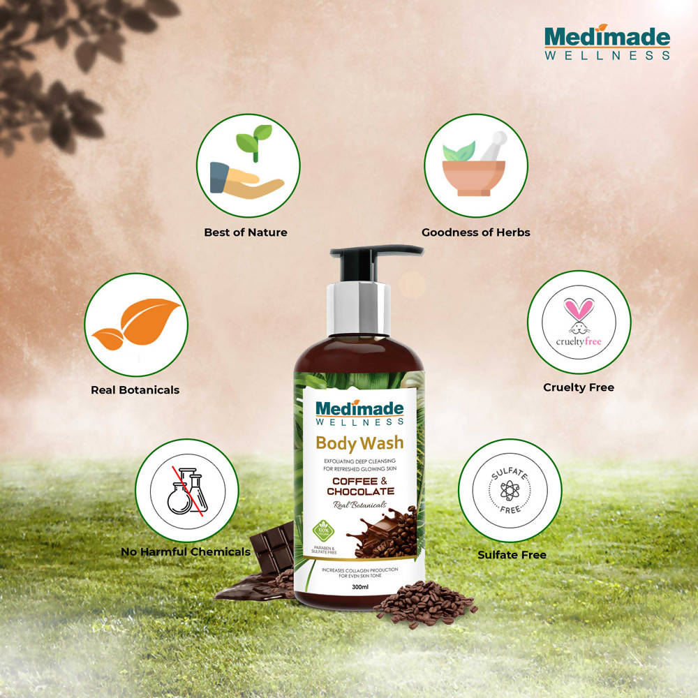 Medimade Wellness Coffee & Chocolate Body Wash - DrMediCart