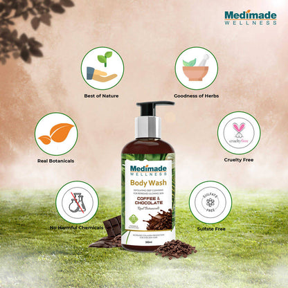 Medimade Wellness Coffee & Chocolate Body Wash - DrMediCart