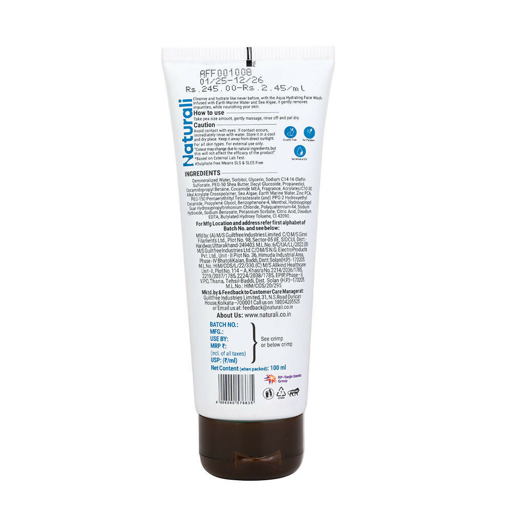 Naturali Aqua Hydrating Face Wash