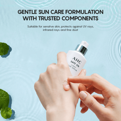 AHC Safe On Light Sun Serum With SPF 50+ & PA+++ - Korean skincare