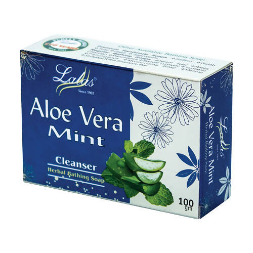 Buy Lalas Aloe Vera Mint Herbal Bathing Soap from DrMediCart, Ship from India to USA