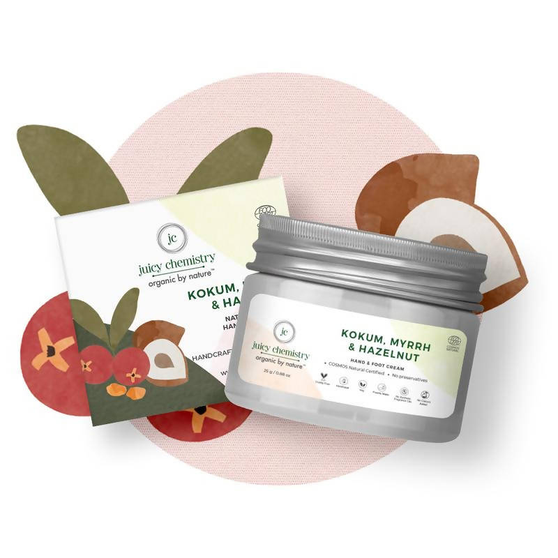 Juicy Chemistry Kokum, Myrrh & Hazelnut Hand & Foot Cream