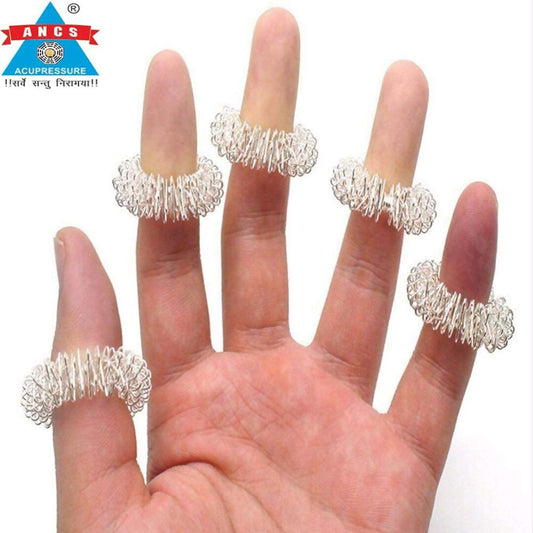 Buy ANCS Sujok Acupressure Finger Massage Ring Kit from DrMediCart, Ship from India to USA