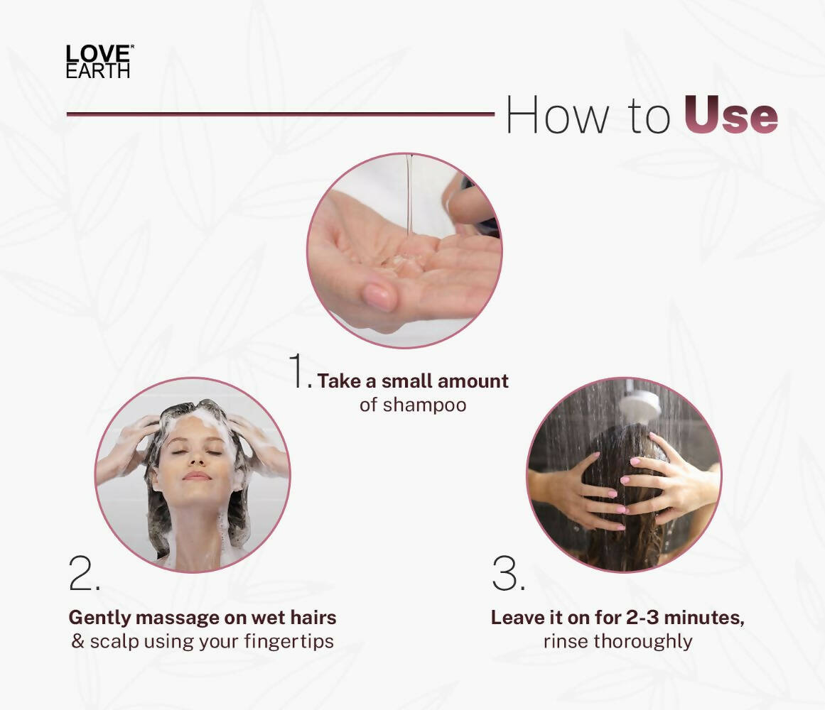 Love Earth Organic Red Onion Shampoo