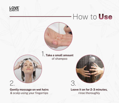 Love Earth Organic Red Onion Shampoo