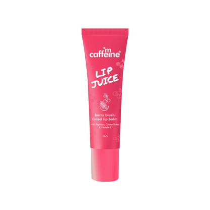 mCaffeine Lip Juice Tinted Lip Balm - Berry Blush