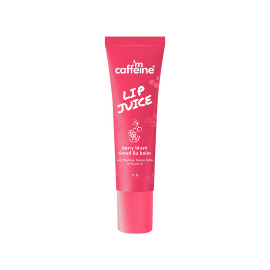 mCaffeine Lip Juice Tinted Lip Balm - Berry Blush