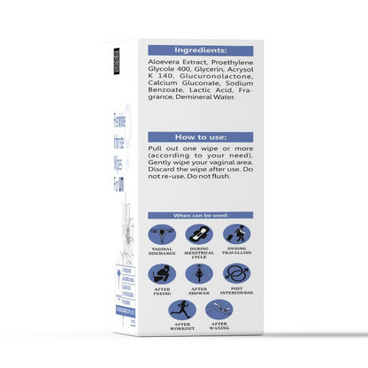 SheNeed Feminine Intimate Wipes for UTI