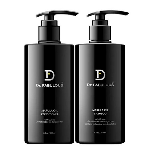 De Fabulous Marula Oil Shampoo + Conditioner Combo