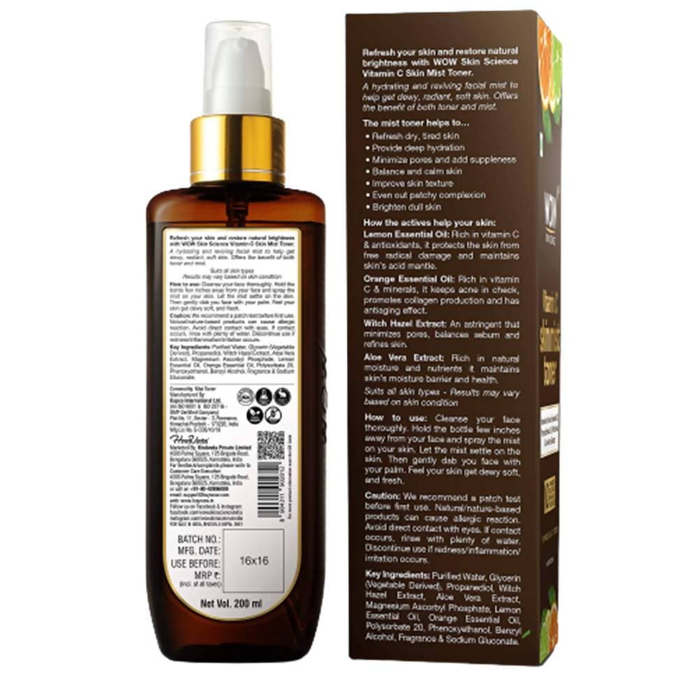 Wow Skin Science Vitamin C Skin Mist Toner - Drmedicart