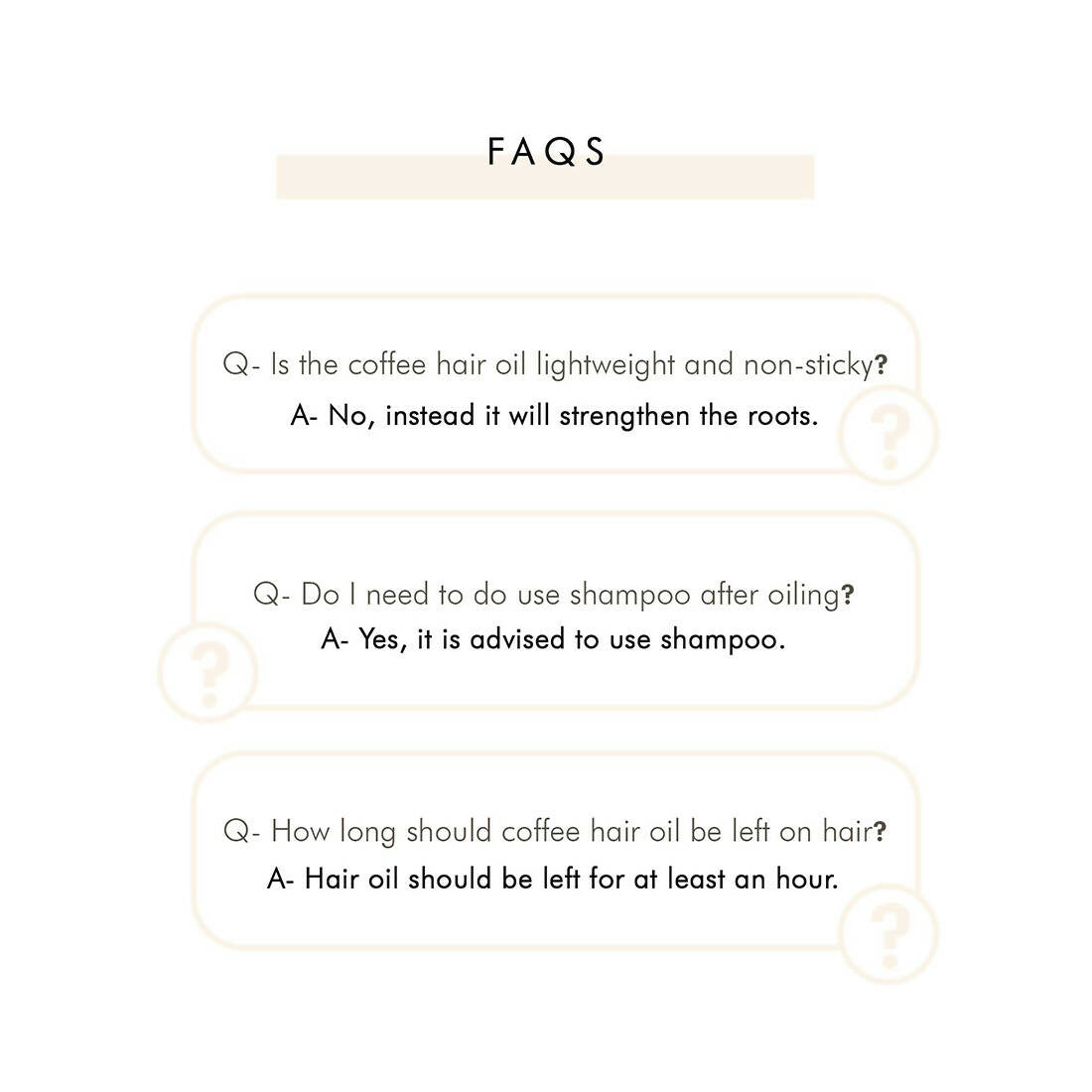 mCaffeine Raw Coffee Scalp & Hair Oil